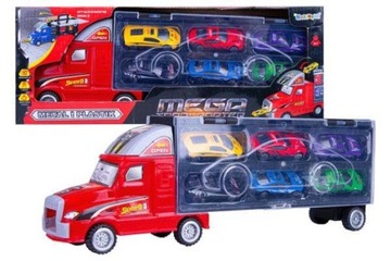 TRUCK CIĘŻARÓWKA LAWETA TRANSPORTER 6 AUTEK WALIZKA