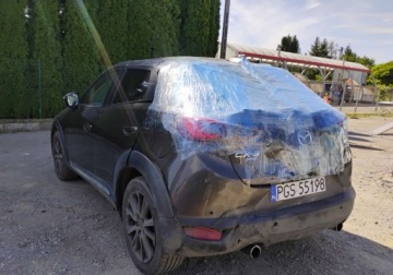 Mazda CX-3 2017 Mazda CX-3 2017r, Salonowa. 1.5 Diesel. Uszkodzony dach. Poobijany. Jezdzi, zdjęcie 2
