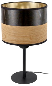 STYLOWA LAMPKA NOCNA BIURKOWA ABAŻUR NOWOCZESNA LOFT LED