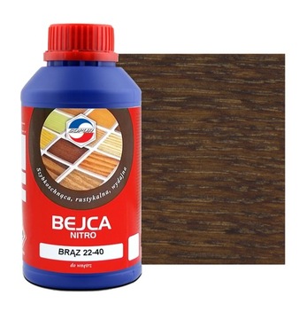 Bejca nitro SOPUR brąz 22-40 500ml 0,5L 2240