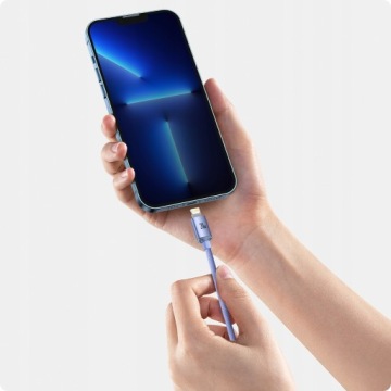 Кабель Baseus 20W PD USB-C Lightning, 1,2 м, фиолетовый