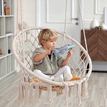 ПОДВЕСНОЙ СТУЛ БОХО КАЧЕЛЯ ГНЕЗДО АИСА ДЛЯ ДОМАШНЕГО САДА 80 XXL