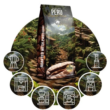 Кофе в зернах PERU FAZENDA VERDE - Fusion Edition - Blue Orca Coffee, 1 кг