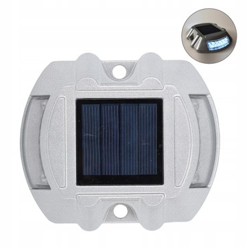 Solarne oświetlenie pokładowe Srebrny stop aluminium LED o wysokiej jasnośc