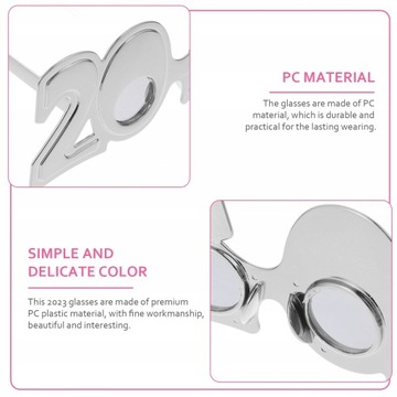 4x Новогодние очки Новогодняя вечеринка