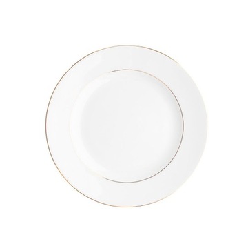 Talerz deserowy porcelana MariaPaula Złota Linia 17 cm