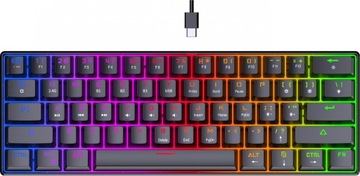 Klawiatura gamingowa mechaniczna RGB 60% BT PREYON