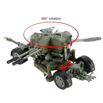 1/35 Зенитный военный грузовик, модель автомобиля из сплава C2
