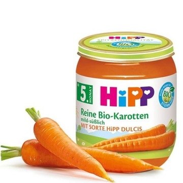 HiPP BIO Pierwsza Marchewka na Parze Błonnik Wit.A