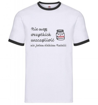 Koszulka NUTELLA Prezent KM13R White/Black S