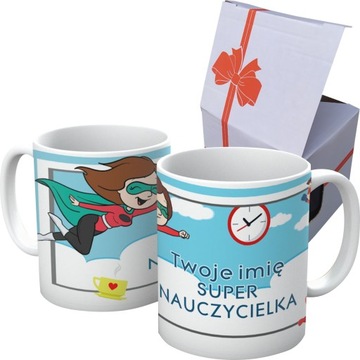 KUBEK PREZENT DZIEŃ NAUCZYCIELA IMIENIEM IMIĘ N501