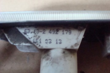 BMW E36 X5 E53 BLIKAČ SMĚROVKA LEVÝ 2492179