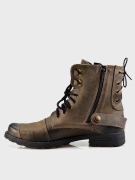 Кожаные мотоботы All Ride Chad коричневые 42