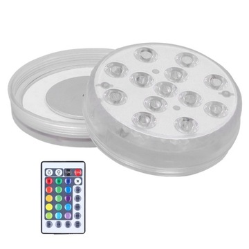 Lampa magnetyczna LED do basenu IP68, 16 kolorów