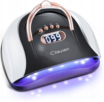 Лампа для ногтей Маникюрные гели Гибридная УФ-светодиодная лампа 256 Вт Strong Clavier Q4