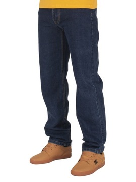 Spodnie męskie jeans W:42 108 CM L:32 granat