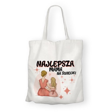 TORBA SHOPERKA ZAKUPY PREZENT - NAJLEPSZA MAMA