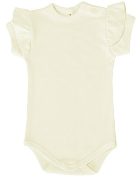 БОДИ С РАЛЛИ ИЗ ХЛОПКА ГОРЧИЧНЫЙ Р 80