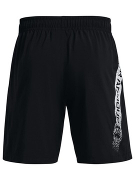 Under Armour Szorty sportowe UA Woven Graphic Shorts 1370388 Czarny Regular