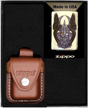 Zestaw ZIPPO Zapalniczka ODIN WITH RAVIN prezentowy*nr2