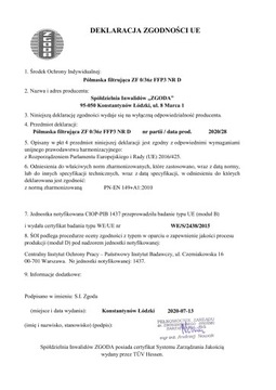 МАСКА FFP3, ЗАЩИТНАЯ, АНТИВИРУСНАЯ МАСКА, ПОЛЬША