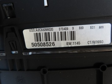 ALFA ROMEO MITO PŘÍSTROJOVÁ DESKA BUDÍKY 50508526