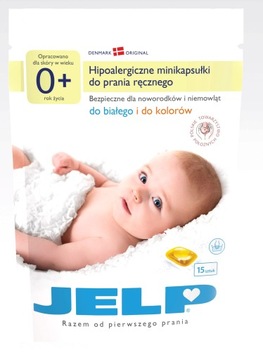 JELP 0+ MINIKAPSUŁKI DO PRANIA RĘCZNEGO 15 SZT