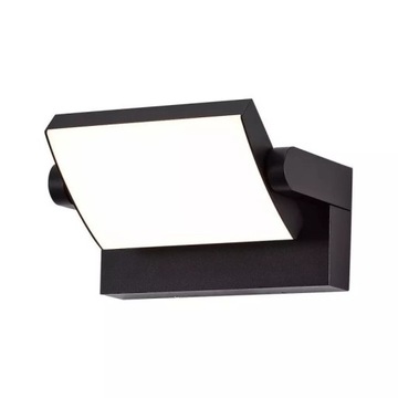 Oprawa Elewacyjna Ścienna V-TAC 17W LED Czarna IP65 VT-11020 4000K 2520lm