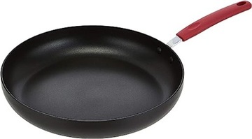 Amazon Basics Patelnia 31,7 cm, czerwona