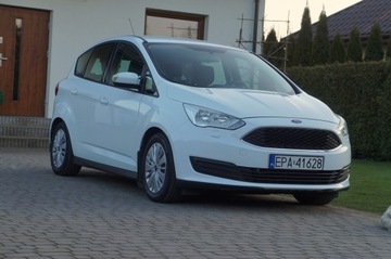 Ford C-MAX II Minivan 1.6 Duratec Flexi-Fuel 120KM 2015 Ford C-MAX 1.6 Benzyna + LPG 120KM Lift 2015r FV23% G.Szyba G.Fotele DRL