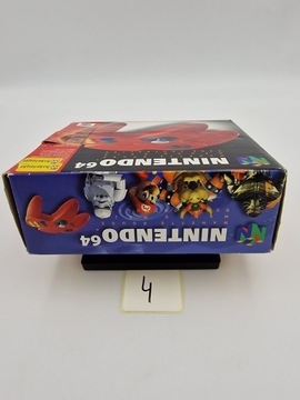 ОРИГИНАЛЬНЫЙ ПАНЕЛЬ NINTENDO 64, КРАСНАЯ КАРТОННАЯ КОРОБКА