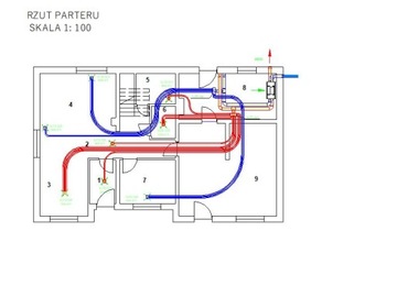 Проект рекуперации с наземным теплообменником