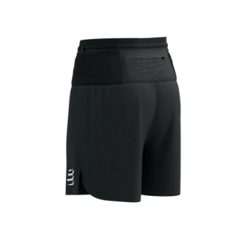 COMPRESSPORT TRAIL RACING 2-IN-1 SHORT черные беговые шорты XL