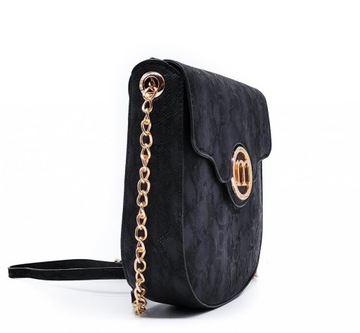 Модная черная сумка-мессенджер Monnari