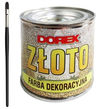 LAKIER DEKORACYJNY ZŁOTOL DO NAGROBKÓW LITER 100ml
