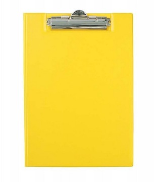 CLIPBOARD DESKA Z KLIPEM A5 ŻÓŁTA ZAMYKANA TRES