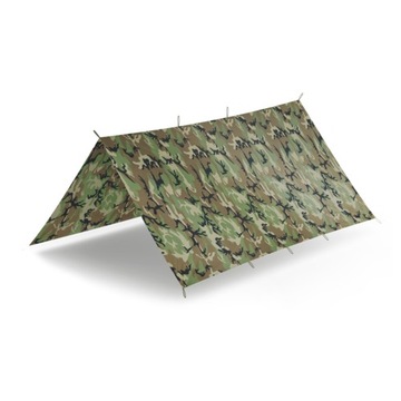 Płachta Biwakowa HELIKON SUPERTARP Polyester Ripstop US Woodland 3x3m