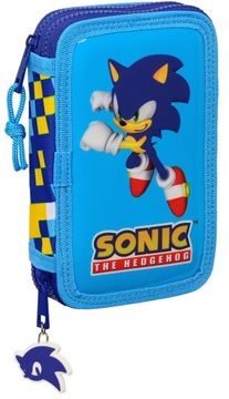 Piórnik Sonic Wyposażenie 2 Komory Pisaki Kredki