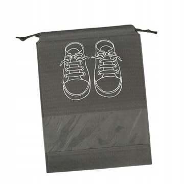 Storage of nonwoven travel shoes