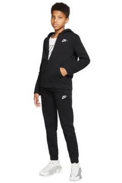 DRES DZIECIĘCY NIKE SPODNIE + BLUZA BAWEŁNA KOMPLET SPORTOWY 122-128 r. XS