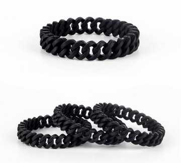 Разноцветные резиновые браслеты с подвесками для мужчин и женщин