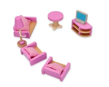 КОМПЛЕКТ МЕБЕЛИ LELIN МЕБЕЛЬ ДЛЯ КУКОЛЬНОГО ДОМИКА