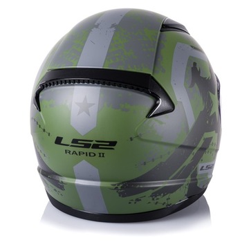 LS2 ИНТЕГРАЛЬНЫЙ МОТОШЛЕМ FF353 RAPID II THUNDER BIRDS MAT MILITARY 2XL