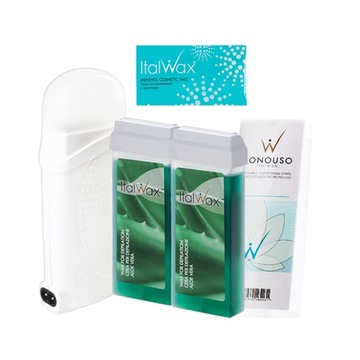 3x Italwax podgrzewacz + wosk + paski+ GRATIS
