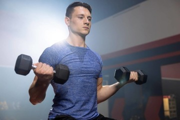 HANTLA HEX GUMOWANA DO ĆWICZEŃ CIĘŻAREK 7,5 KG