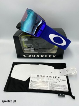 Oakley FRONT LINE MX Moto Blue — Prizm MX Sapphire