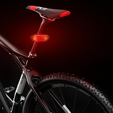 Задний велосипедный фонарь, задний для велосипеда, индикатор USB + пульт ДУ.