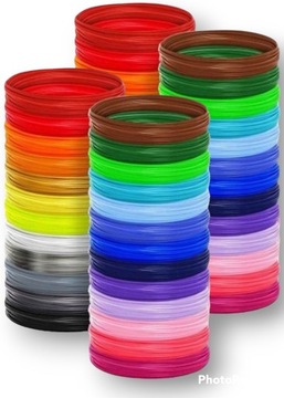 FILAMENT WKŁAD DO DŁUGOPISU 3D PLA 200m KOLORY