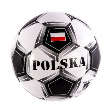 PIŁKA NOŻNA SZKOLNA POLSKA REPREZENTACJA MOCNA WYTRZYMAŁA SZYTA MASZYNOWO