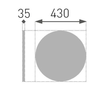 MARBET Потолочная розетка из пенополистирола R-13